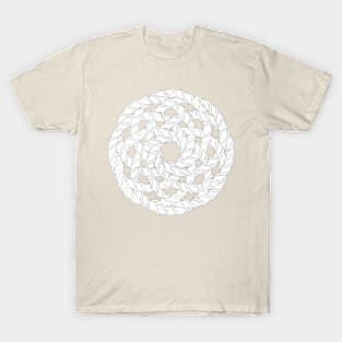 Interlocking Helices Black/White T-Shirt